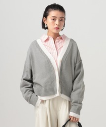 BAYFLOW | フェイクレイヤードニットカーディガン(カーディガン/ボレロ)