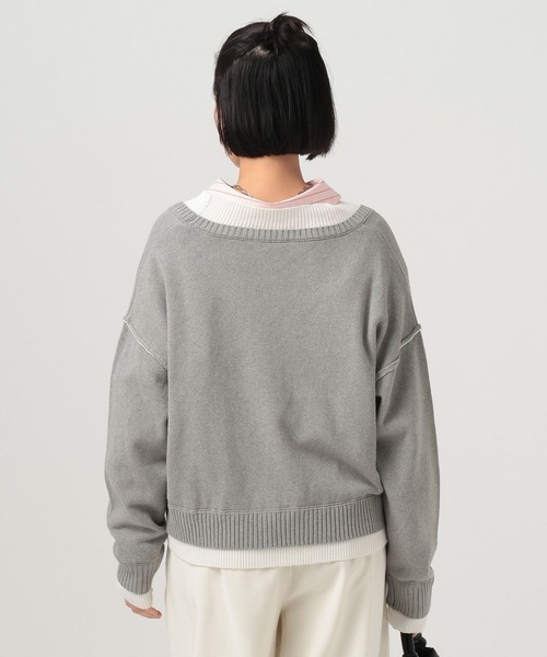 BAYFLOW（ベイフロー）の「フェイクレイヤードニットカーディガン（カーディガン/ボレロ・レディース・グレー/ネイビー/ベージュ・FREE）」の17枚目の写真