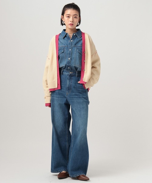 BAYFLOW（ベイフロー）の「フェイクレイヤードニットカーディガン（カーディガン/ボレロ・レディース・グレー/ネイビー/ベージュ・FREE）」の19枚目の写真