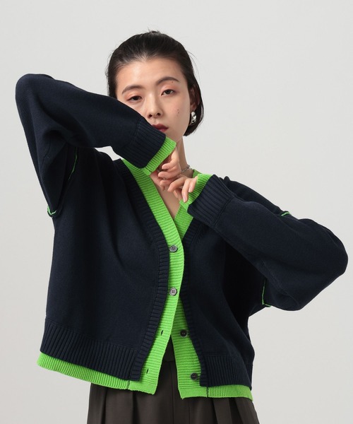 ベイフロー ボア カーディガン wjk reluxe】boa fleece X cardigan ボアフリースカーディガン(WR25W