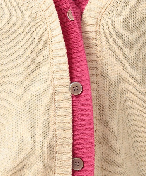 BAYFLOW（ベイフロー）の「フェイクレイヤードニットカーディガン（カーディガン/ボレロ・レディース・グレー/ネイビー/ベージュ・FREE）」の10枚目の写真