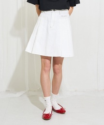 pom ponette junior（ポンポネットジュニア）の「【130cmあり】デニムスカート(インナーパンツつき）（スカート）」