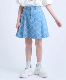 pom ponette junior（ポンポネットジュニア）の「デニムスカート(インナーパンツ付き）（スカート）」