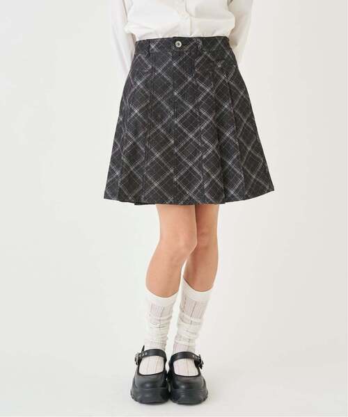 デニムスカート(インナーパンツつき）（スカート）｜pom ponette