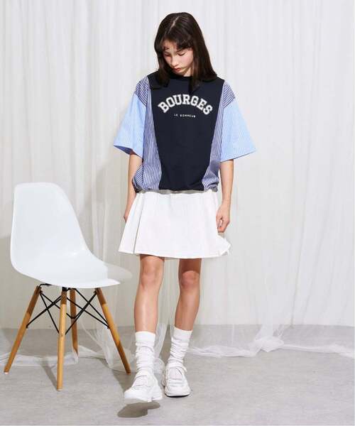 pom ponette junior(ポンポネットジュニア)の「デニムスカート(インナーパンツ付き)(スカート・キッズ・ブラック/ホワイト/ネイビー/ブルー・LL/L/M/S/SS)」の20枚目の写真