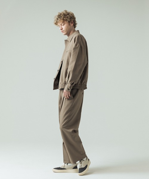 SLICK（スリック）の「【SLICK/スリック】Tech Twill Short Blouson/テックツイルショートブルゾン（ブルゾン・メンズ・グレー/ブラック/ベージュ・1/2/3）」の6枚目の写真