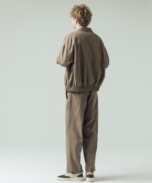 SLICK（スリック）の「【SLICK/スリック】Tech Twill Short Blouson/テックツイルショートブルゾン（ブルゾン・メンズ・グレー/ブラック/ベージュ・1/2/3）」の7枚目の写真