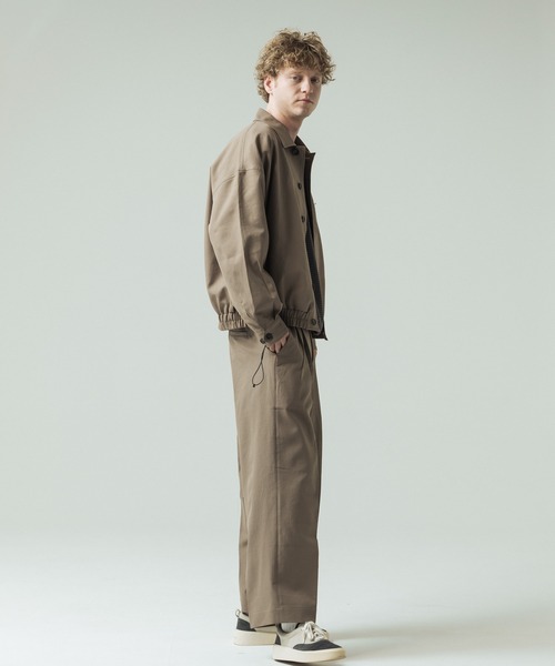 SLICK（スリック）の「【SLICK/スリック】Tech Twill Short Blouson/テックツイルショートブルゾン（ブルゾン・メンズ・グレー/ブラック/ベージュ・1/2/3）」の8枚目の写真