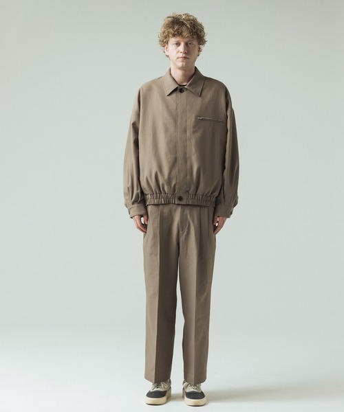 SLICK（スリック）の「【SLICK/スリック】Tech Twill Short Blouson/テックツイルショートブルゾン（ブルゾン・メンズ・グレー/ブラック/ベージュ・1/2/3）」の9枚目の写真