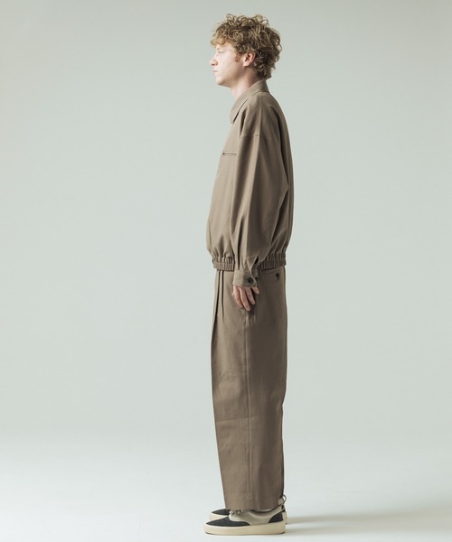 SLICK（スリック）の「【SLICK/スリック】Tech Twill Short Blouson/テックツイルショートブルゾン（ブルゾン・メンズ・グレー/ブラック/ベージュ・1/2/3）」の10枚目の写真