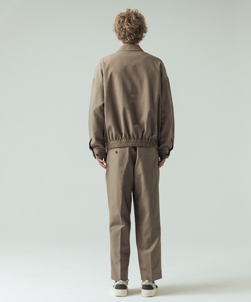 SLICK（スリック）の「【SLICK/スリック】Tech Twill Short Blouson/テックツイルショートブルゾン（ブルゾン・メンズ・グレー/ブラック/ベージュ・1/2/3）」の11枚目の写真