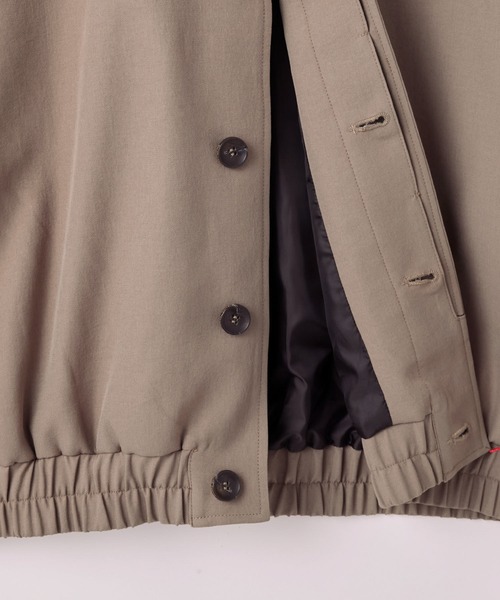 SLICK（スリック）の「【SLICK/スリック】Tech Twill Short Blouson/テックツイルショートブルゾン（ブルゾン・メンズ・グレー/ブラック/ベージュ・1/2/3）」の20枚目の写真