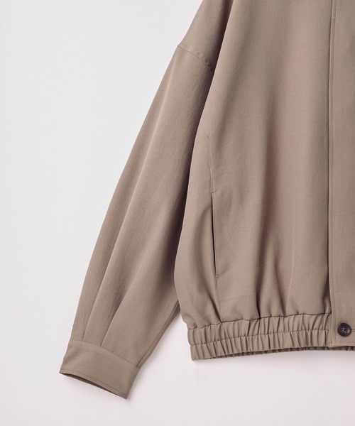 SLICK（スリック）の「【SLICK/スリック】Tech Twill Short Blouson/テックツイルショートブルゾン（ブルゾン・メンズ・グレー/ブラック/ベージュ・1/2/3）」の21枚目の写真