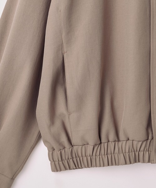 SLICK（スリック）の「【SLICK/スリック】Tech Twill Short Blouson/テックツイルショートブルゾン（ブルゾン・メンズ・グレー/ブラック/ベージュ・1/2/3）」の22枚目の写真