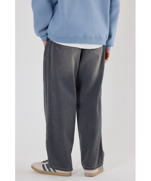 RODEO CROWNS WIDE BOWL（ロデオクラウンズワイドボウル）の「デニムトラックパンツ（デニムパンツ・メンズ・ブラック/アイボリー/ライトブルー・MEDIUM/LARGE）」の15枚目の写真