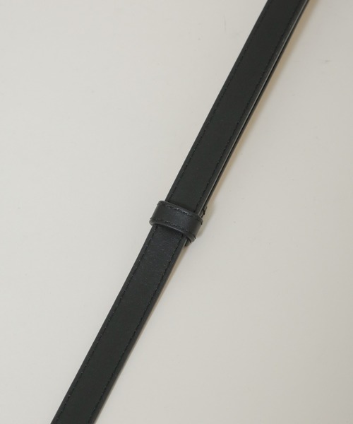 NANO universe（ナノユニバース）の「ターンロックレザーベルト（ベルト・レディース・ブラック/ベージュ・FREE）」の7枚目の写真
