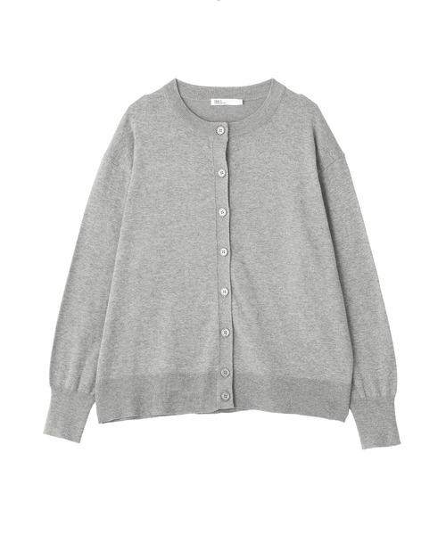 CRAFT STANDARD BOUTIQUE(クラフトスタンダードブティック)の「選べる丈/UVカット/クルーネックカーディガン◆(カーディガン/ボレロ・レディース・グレイッシュベージュ/ブルー/杢グレー/ピンク・L/M)」の12枚目の写真