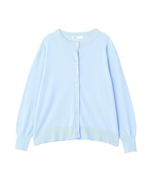 CRAFT STANDARD BOUTIQUE(クラフトスタンダードブティック)の「選べる丈/UVカット/クルーネックカーディガン◆(カーディガン/ボレロ・レディース・グレイッシュベージュ/ブルー/杢グレー/ピンク・L/M)」の13枚目の写真