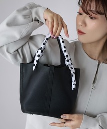 Riberry | スカーフ付バケツハンドバッグ(ハンドバッグ)