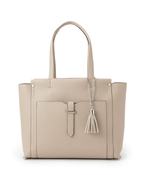 Reflect（リフレクト）の「【たっぷり収納！／通勤におすすめ】’26春夏毎日バッグ（トートバッグ・レディース・ナチュラル/ブラック/ピンク・00）」の2枚目の写真