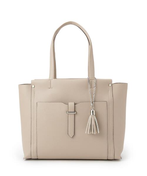 Reflect（リフレクト）の「【たっぷり収納！／通勤におすすめ】’26春夏毎日バッグ（トートバッグ・レディース・ナチュラル/ブラック/ピンク・00）」の14枚目の写真