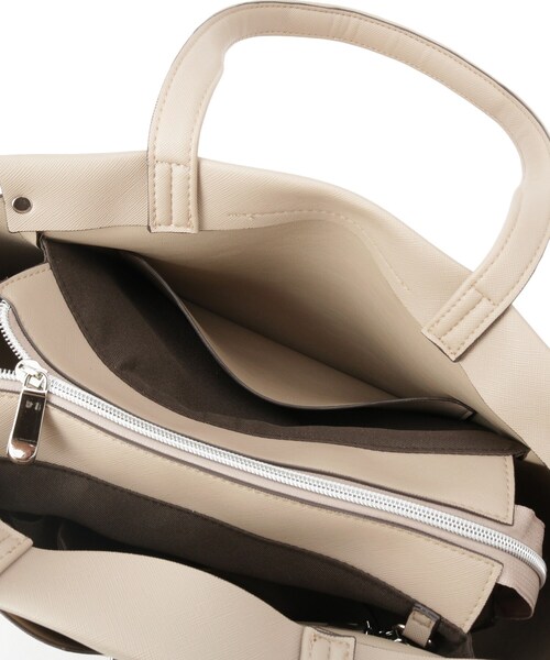 Reflect（リフレクト）の「【たっぷり収納！／通勤におすすめ】’26春夏毎日バッグ（トートバッグ・レディース・ナチュラル/ブラック/ピンク・00）」の22枚目の写真