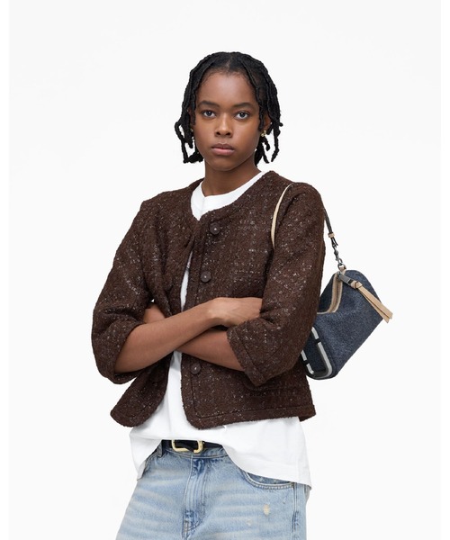 MARC JACOBS(マークジェイコブス)の「DENIM SUEDE SNAPSHOT/ザ デニム スエード スナップショット ショルダーバッグ(ショルダーバッグ・レディース・ブルー系その他・ONE SIZE)」の2枚目の写真