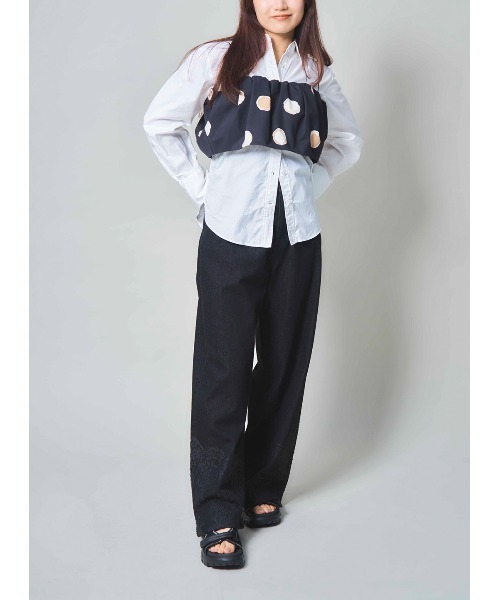 COEL（コエル）の「ドットビスチェ（その他トップス・レディース・ブラック/カーキ・FREE）」の3枚目の写真