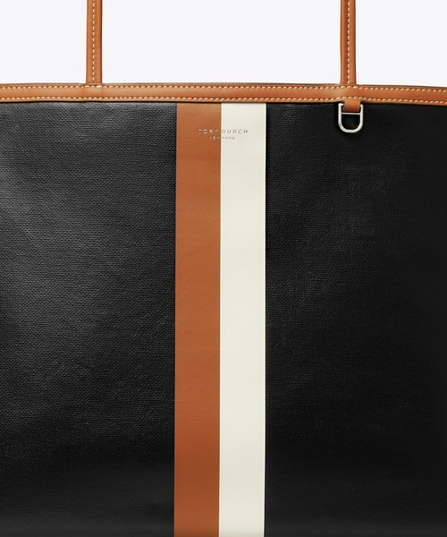TORY BURCH（トリーバーチ）の「レーサー トートバッグ（トートバッグ・レディース・ブラック・ONE SIZE）」の4枚目の写真