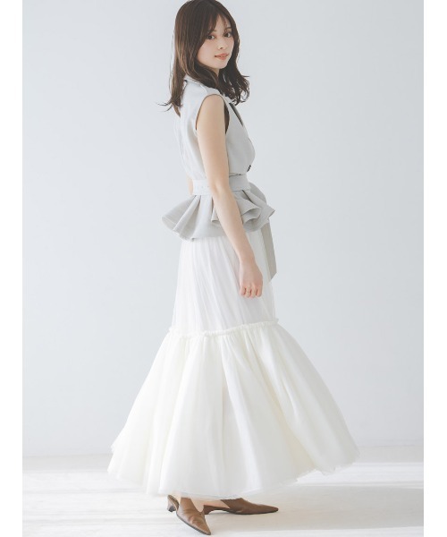 トレンチチュールセットドレス（ワンピース）｜SNIDEL（スナイデル）