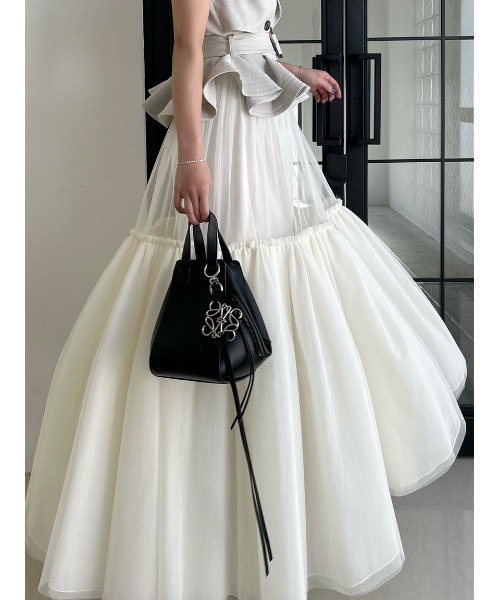 トレンチチュールセットドレス（ワンピース）｜SNIDEL（スナイデル）