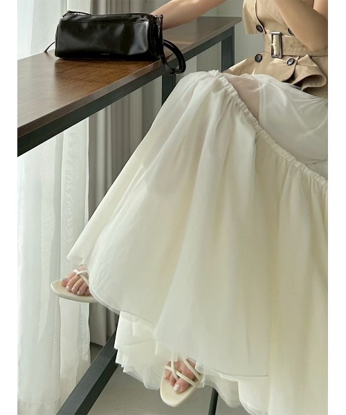 トレンチチュールセットドレス（ワンピース）｜SNIDEL（スナイデル）