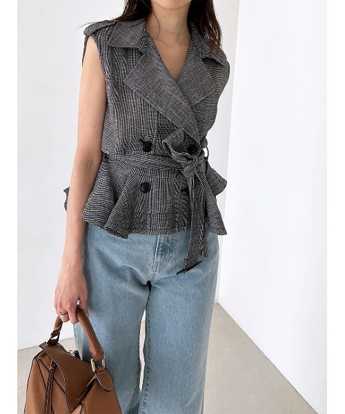 トレンチチュールセットドレス（ワンピース）｜SNIDEL（スナイデル）