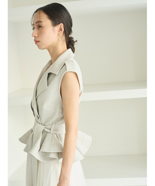 トレンチチュールセットドレス（ワンピース）｜SNIDEL（スナイデル）