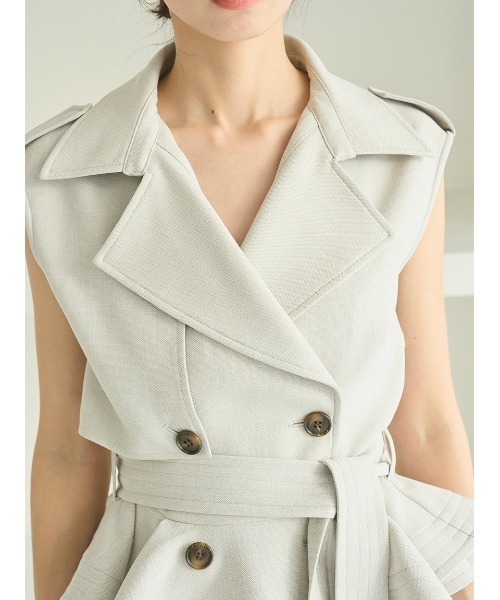 トレンチチュールセットドレス（ワンピース）｜SNIDEL（スナイデル）