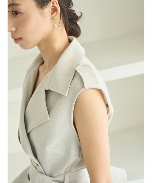 トレンチチュールセットドレス（ワンピース）｜SNIDEL（スナイデル）