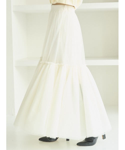 トレンチチュールセットドレス（ワンピース）｜SNIDEL（スナイデル）