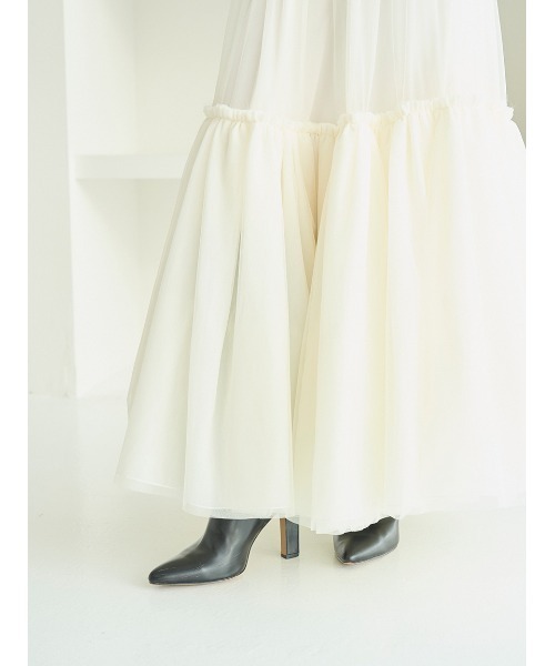 トレンチチュールセットドレス（ワンピース）｜SNIDEL（スナイデル）