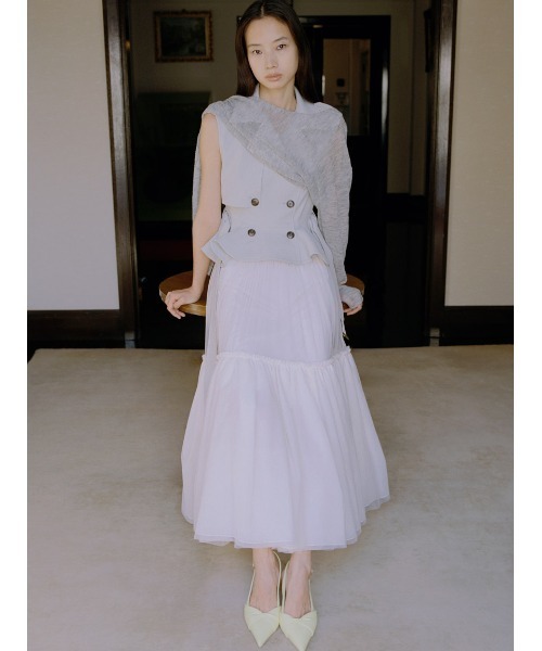 トレンチチュールセットドレス（ワンピース）｜SNIDEL（スナイデル）