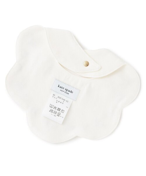 kate spade new york kids（ケイトスペードニューヨーク）の「チューリップブルームズエンブロイダリースタイ（スタイ/よだれかけ・キッズ・オフホワイト・F）」の2枚目の写真