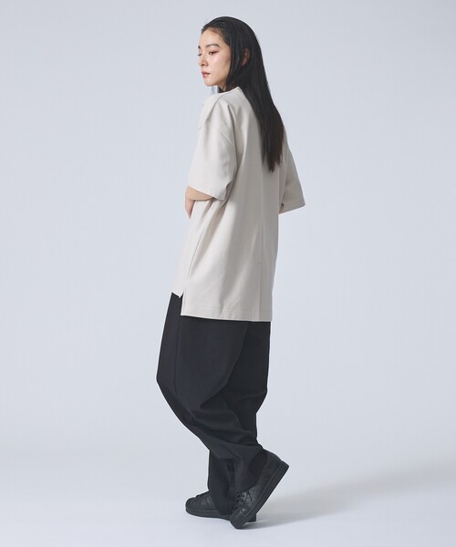 FORTUNA HOMME(フォルトゥナオム)の「【FORTUNA/フォルトゥナ】SoftClearSmoothTalloredTee/ソフトクリアスムーステイラードTシャツ/ユニセックス/【WEB限定】(Tシャツ/カットソー・メンズ・グレイッシュベージュ/ブラック/ホワイト・L/M)」の7枚目の写真