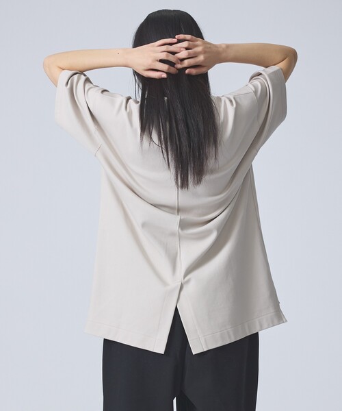 FORTUNA HOMME(フォルトゥナオム)の「【FORTUNA/フォルトゥナ】SoftClearSmoothTalloredTee/ソフトクリアスムーステイラードTシャツ/ユニセックス/【WEB限定】(Tシャツ/カットソー・メンズ・グレイッシュベージュ/ブラック/ホワイト・L/M)」の9枚目の写真
