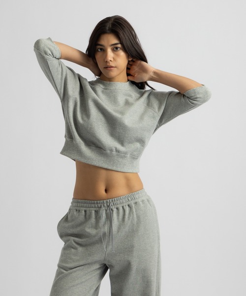 Saturdays NYC（サタデーズ ニューヨークシティ ）の「Sally Raglan Top（Tシャツ/カットソー・レディース・オフホワイト/グレー・M/L/S）」の10枚目の写真