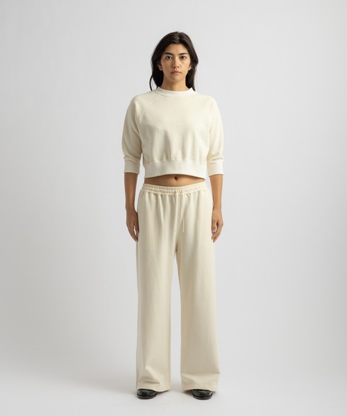 Saturdays NYC（サタデーズ ニューヨークシティ ）の「Sally Raglan Top（Tシャツ/カットソー・レディース・オフホワイト/グレー・M/L/S）」の17枚目の写真