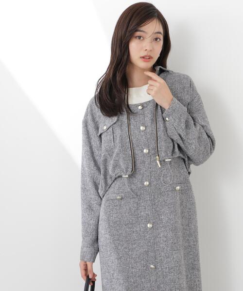 PROPORTION BODY DRESSING(プロポーションボディドレッシング)の「スプリングツイードブルゾン / 1216155300(ブルゾン・レディース・ブラック/オフホワイト/ブルー・SMALL/MEDIUM)」の8枚目の写真