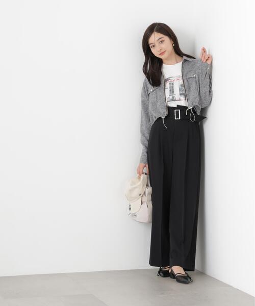 PROPORTION BODY DRESSING(プロポーションボディドレッシング)の「スプリングツイードブルゾン / 1216155300(ブルゾン・レディース・ブラック/オフホワイト/ブルー・SMALL/MEDIUM)」の13枚目の写真