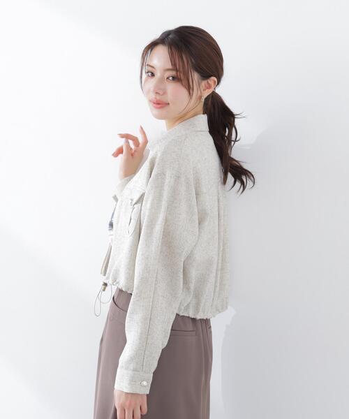 PROPORTION BODY DRESSING（プロポーションボディドレッシング）の「スプリングツイードブルゾン / 1216155300（ブルゾン・レディース・ブラック/オフホワイト/ブルー・SMALL/MEDIUM）」の18枚目の写真