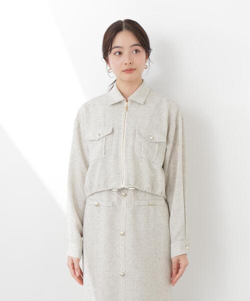 PROPORTION BODY DRESSING（プロポーションボディドレッシング）の「スプリングツイードブルゾン / 1216155300（ブルゾン・レディース・ブラック/オフホワイト/ブルー・SMALL/MEDIUM）」の21枚目の写真