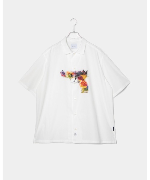 APPLEBUM(アップルバム)の「“Peacemaker” S/S Shirt(シャツ/ブラウス・メンズ・ホワイト・MEDIUM/LARGE/X-LARGE)」の1枚目の写真