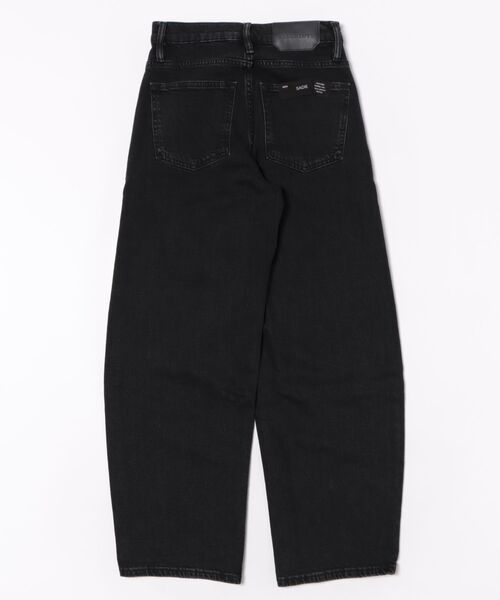 ALLSAINTS（オールセインツ）の「SADIE BARREL LEG DENIM JEANS | SADIE バレル レッグ デニム ジーンズ（デニムパンツ・レディース・ブラック・26/25/24）」の2枚目の写真